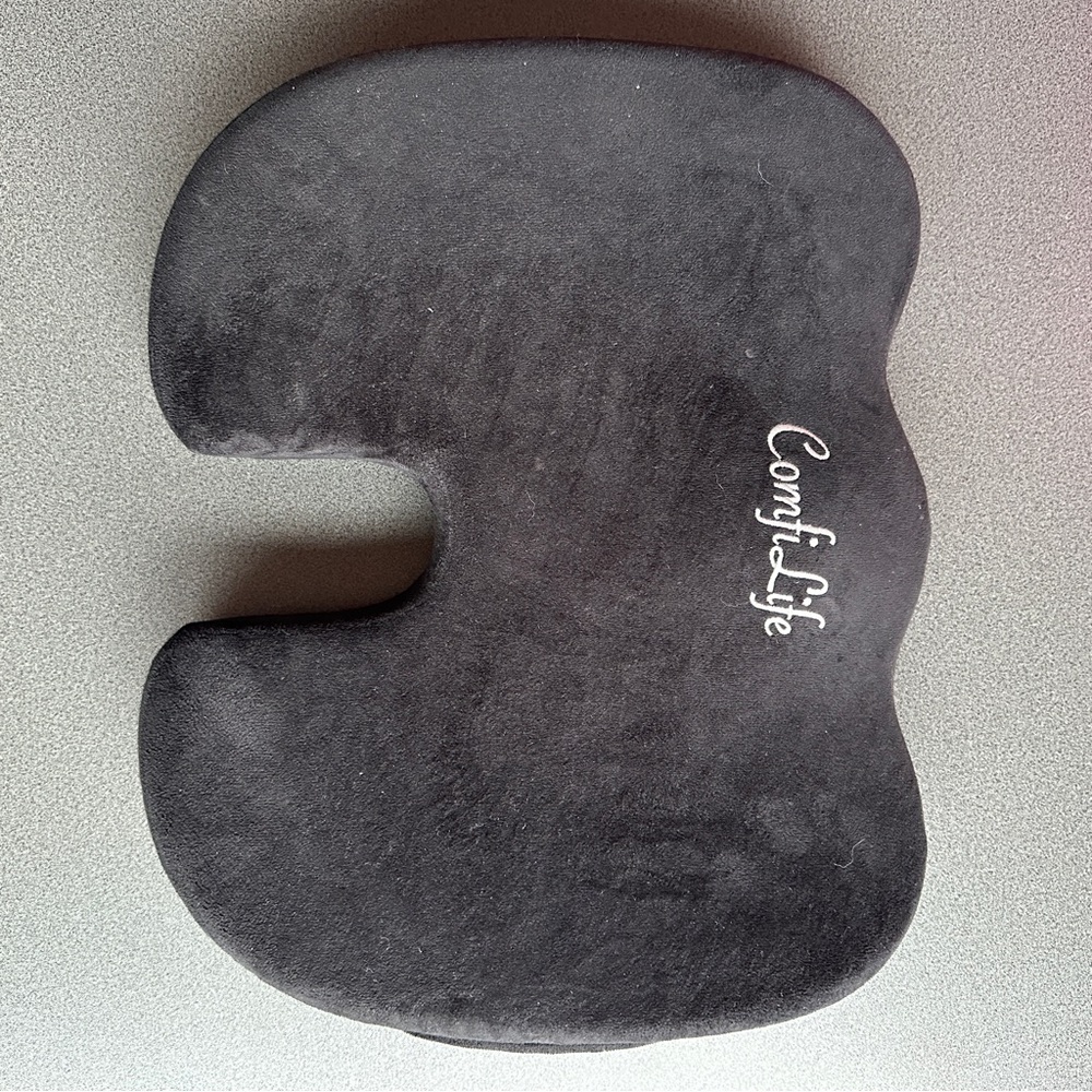 ComfiLife Orthopedic Seat Cushion Black Memory Foam